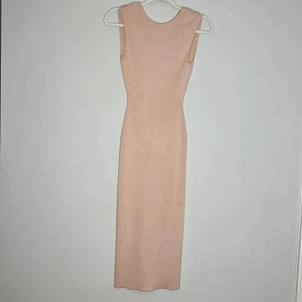 Zara Knit Open Back Dress - Picture 3 of 9
